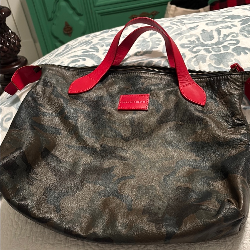 Patricia Nash Red Tote Bag with Distinctive Features